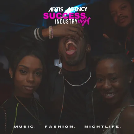 Artis Agency Success Industry Night crowd.