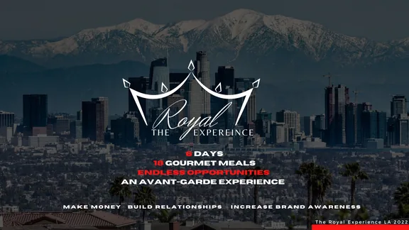 The Royal Experience pitch deck cover.