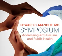 NMA ad for a symposium on anti-racism and public health.