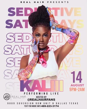 Real Hair presents Kali performing live.